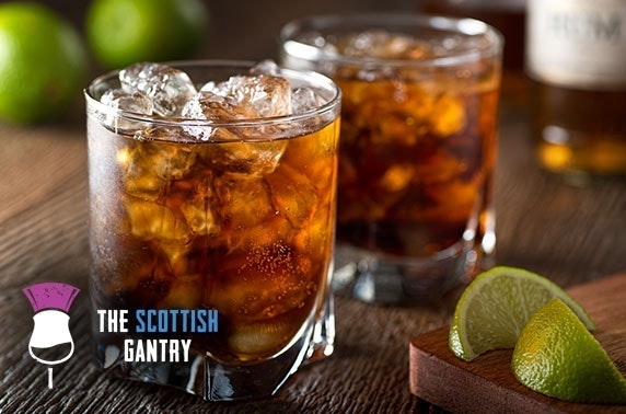 The Scottish Gantry rum tasting at the Edinburgh Fringe