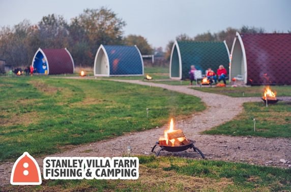 Glamping pod stay - from £29