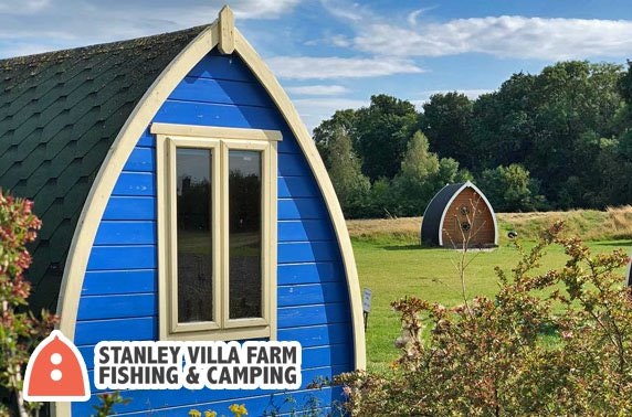 Glamping pod stay - from £29
