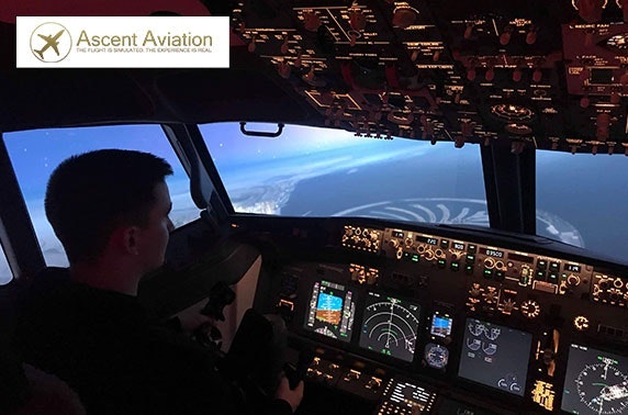 Flight simulator experience with Ascent Aviation, Paisley