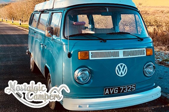 VW campervan hire - from £99