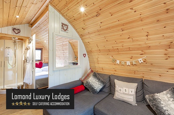 Lomond Luxury Lodges stay with private hot tub