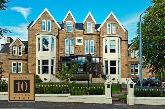 2 courses or afternoon tea at 4* Number 10 Hotel, Southside