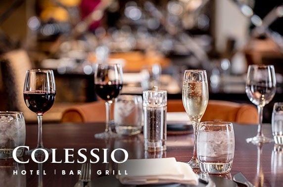 Sunday lunch with wine at Hotel Colessio, Stirling