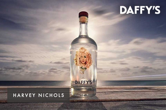 Harvey Nichols luxury Daffy's gin afternoon tea