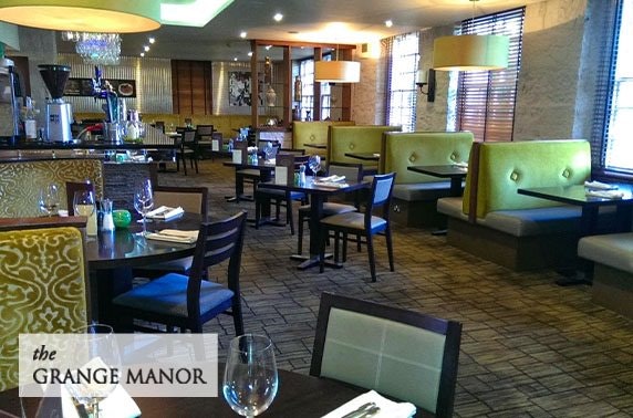 4* Grange Manor Hotel dining