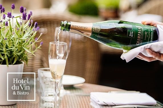 AA-Rosette Champagne dining, 4* Hotel du Vin Edinburgh