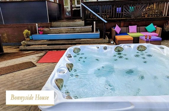 Group getaway with hot tub - from £22pppn
