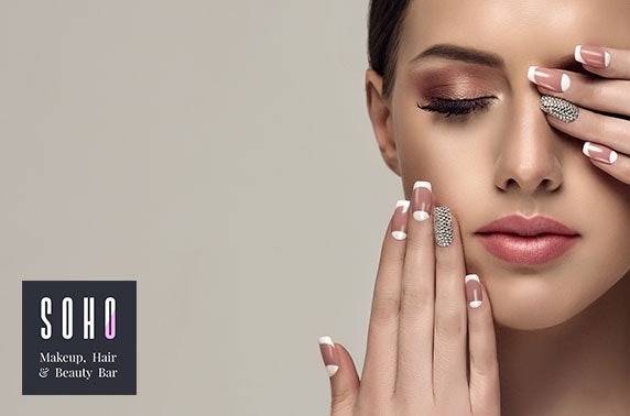 Shellac nails or lash & brow makeover - from £12