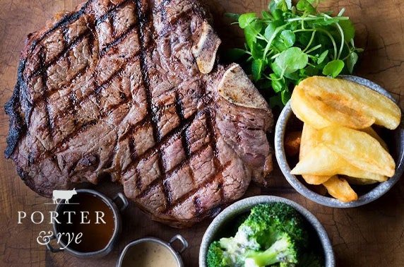 Porter & Rye steak & wine experience