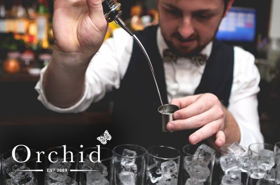 Gin tasting at Orchid Aberdeen