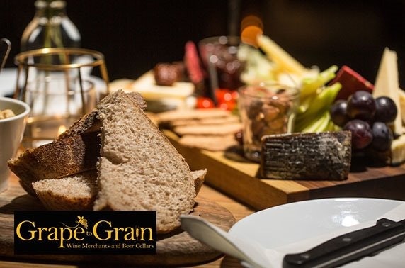 Grape to Grain sharing boards and drinks