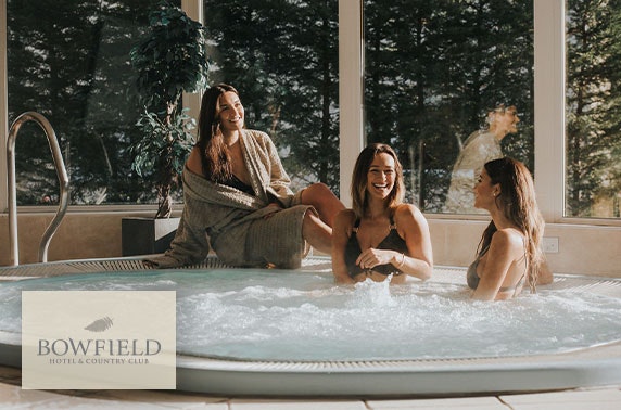 Bowfield Hotel group spa day & dinner
