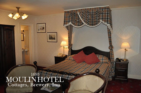 Pitlochry stay with cream tea and Prosecco