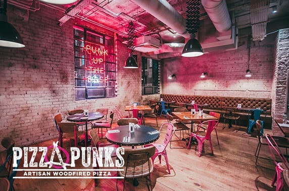 Pizza & drinks at Pizza Punks, Glasgow City Centre