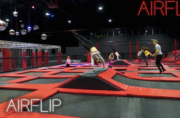 2 hour jump session at brand-new AIRFLIP