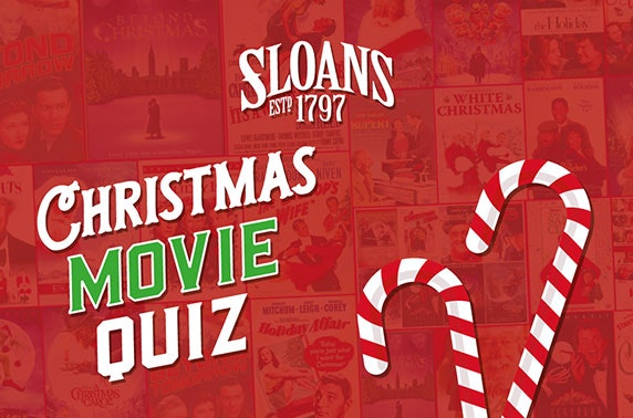 Christmas movie quiz night at Sloans