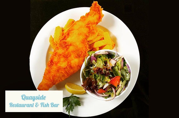 Award-winning Quayside Restaurant & Fish Bar dining