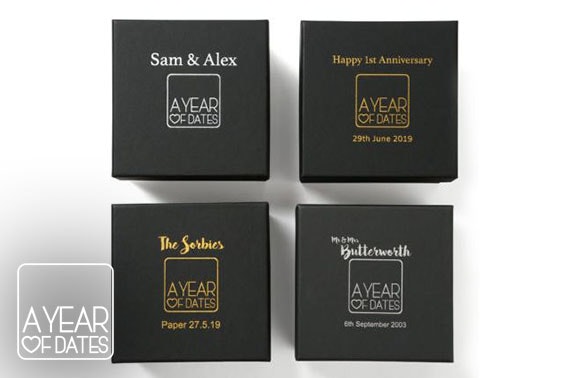 A Year Of Dates box