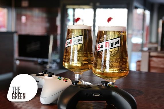 Golf simulator and beers, The Green - valid 7 days