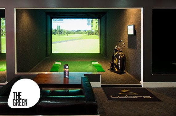 Golf simulator and beers, The Green - valid 7 days