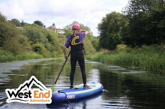 Kayaking or paddle boarding session, Glasgow’s West End
