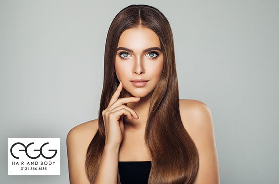 Blow dry, cut & optional colour at Egg Hair and Body, City Centre