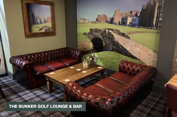 Golf simulator, The Bunker Golf Lounge & Bar