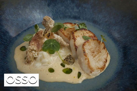 Michelin-recommended Osso dining, Peebles