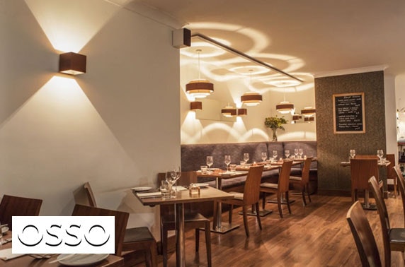 Michelin-recommended Osso dining, Peebles