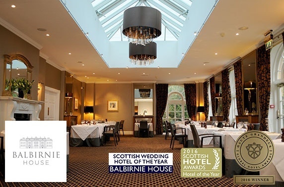 4* Balbirnie House Hotel dining