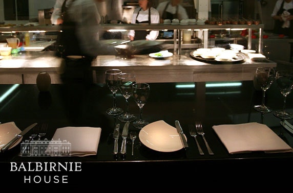 Exclusive chef's table dining experience at 4* Balbirnie House Hotel