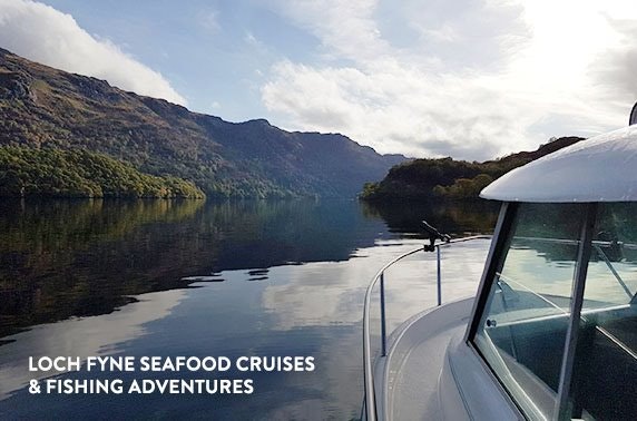 Private Loch Fyne cruise for two with seafood & Prosecco - £79
