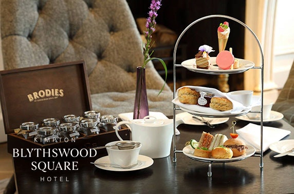 5* Blythswood Square Hotel festive afternoon tea