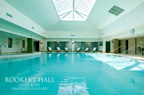 4* Rookery Hall spa day & Champagne afternoon tea