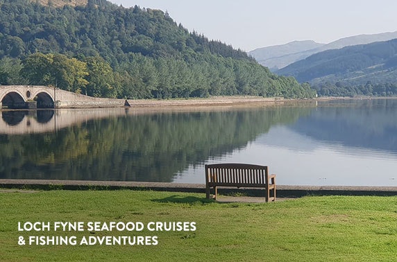 Private Loch Fyne cruise for two with seafood & Prosecco - £79
