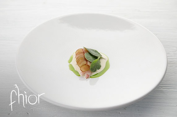 Michelin recommended Fhior Restaurant tasting menu