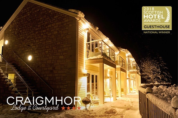 4* Craigmhor Lodge & Courtyard stay  