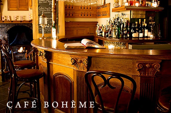 Café Bohème dining