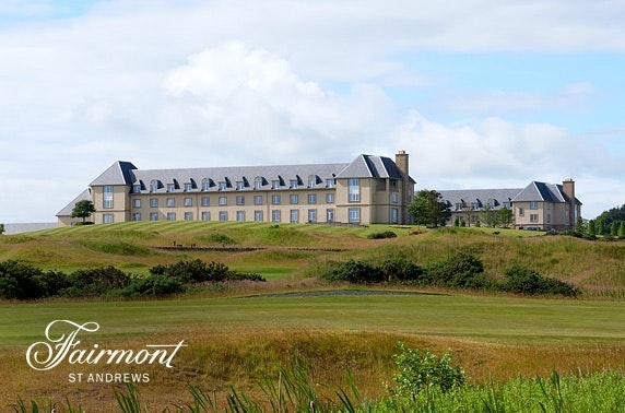 5* Fairmont St Andrews luxury afternoon tea and leisure access
