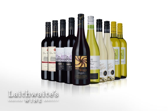 Cases of wine - £4.50 per bottle