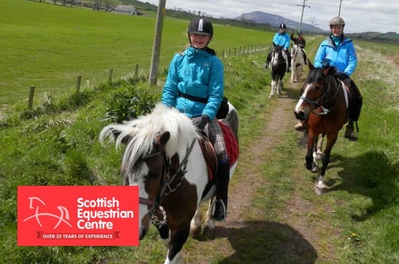 5* horse riding experience day, Lanark