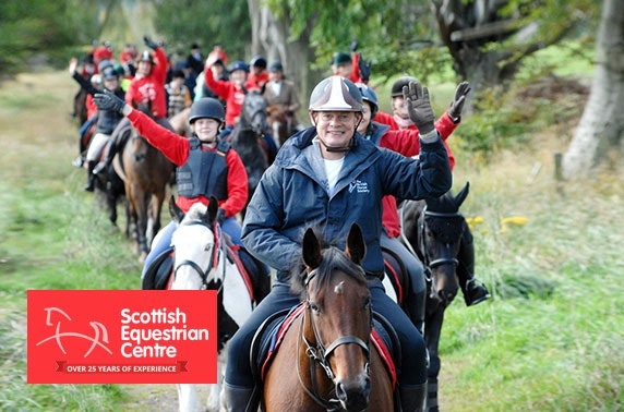 5* horse riding experience day, Lanark