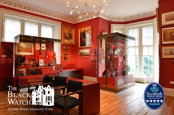 5* The Black Watch Castle & Museum tour and afternoon tea