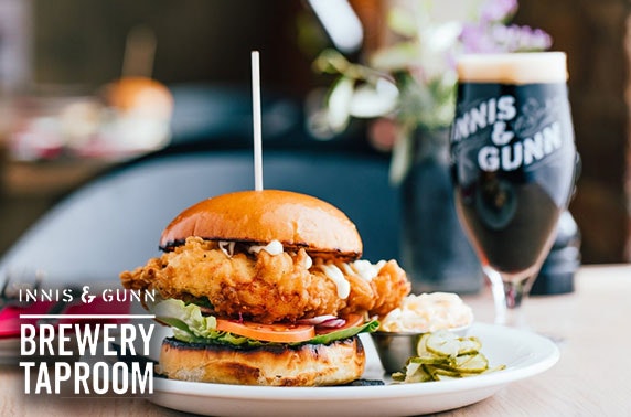 Innis & Gunn Brewery Taproom, Glasgow burgers and drinks