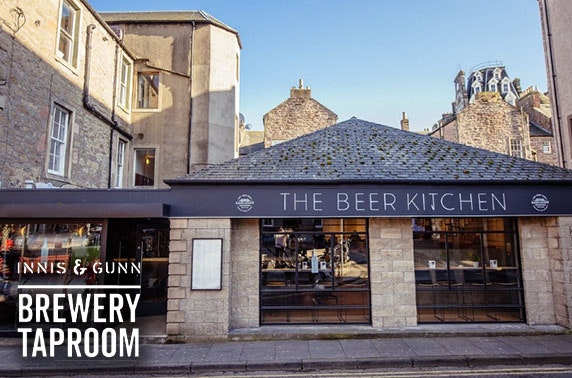 Innis & Gunn Brewery Taproom, Dundee burgers and drinks