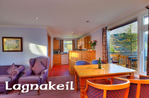 Group lodge stay nr Oban – less than £13pppn