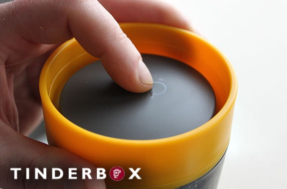 Tinderbox coffees and reusable rCup