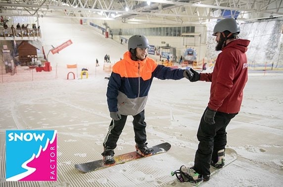 Snow Factor taster session and pizza, Braehead