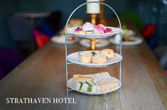 Strathaven Hotel Prosecco afternoon tea